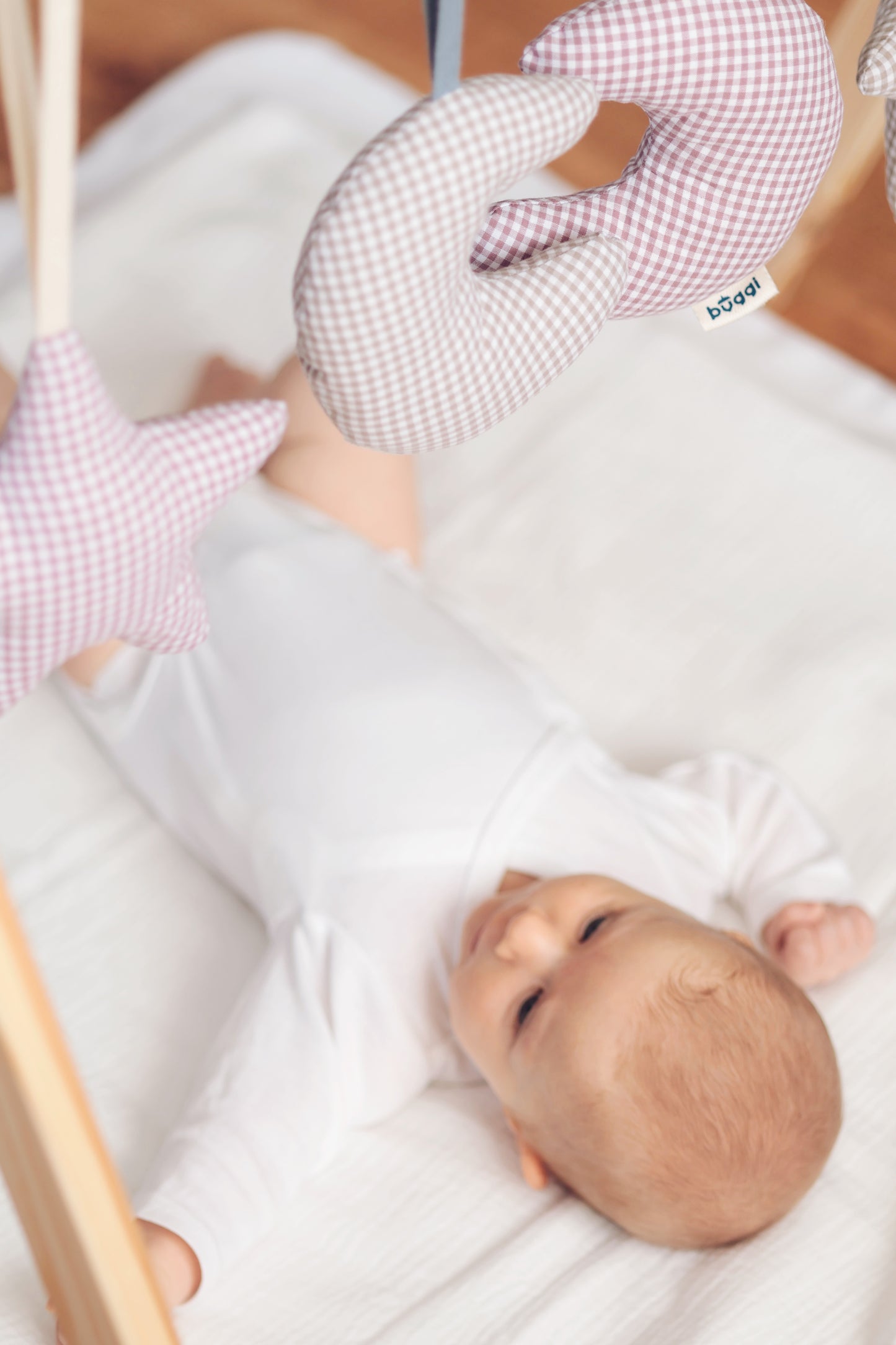 Zawieszki do baby gym Purple Moon & Star