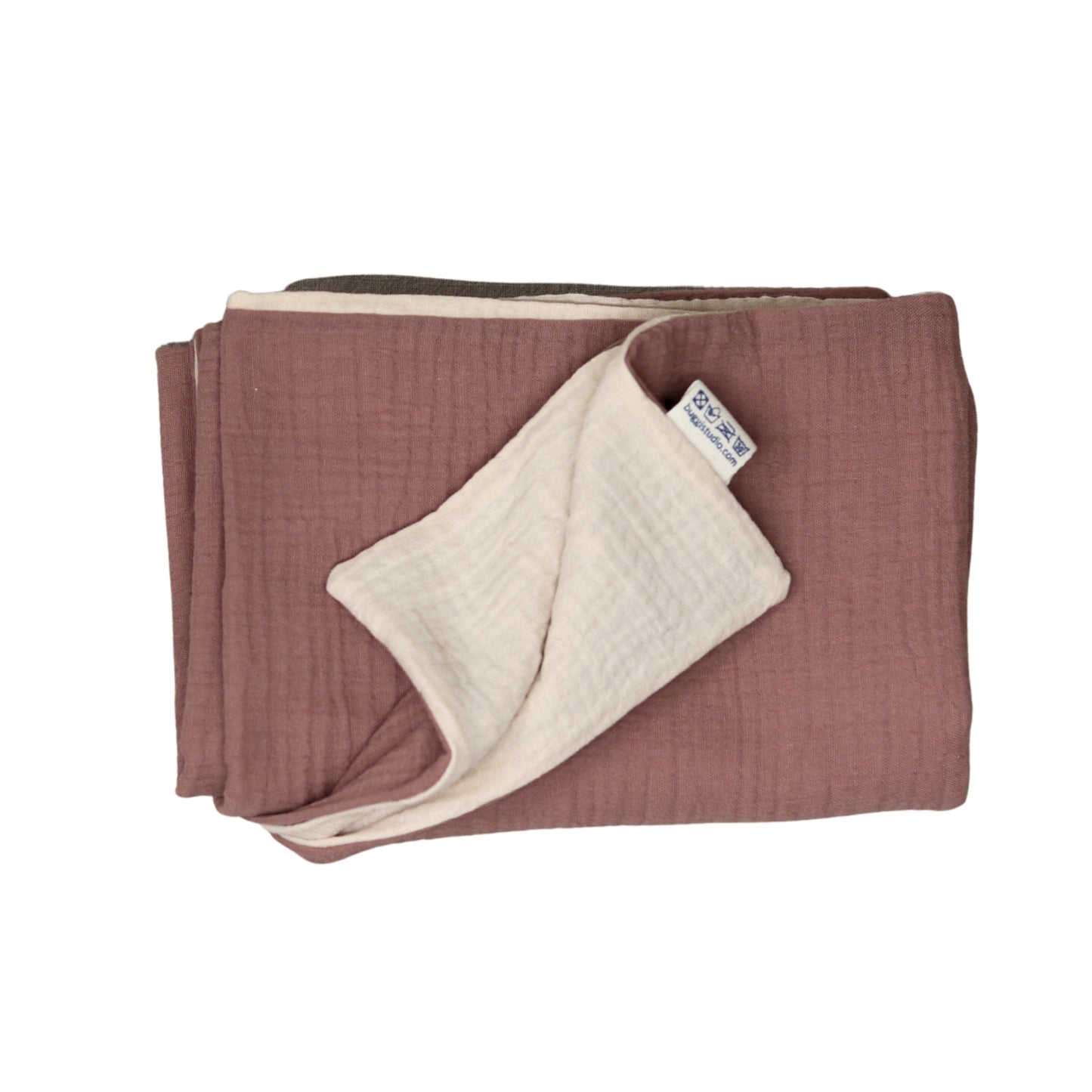 Muślinowy kocyk dwuwarstwowy do wózka 60x90 cm