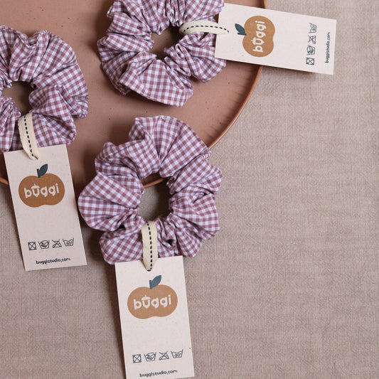 Scrunchie - krateczka fiolet