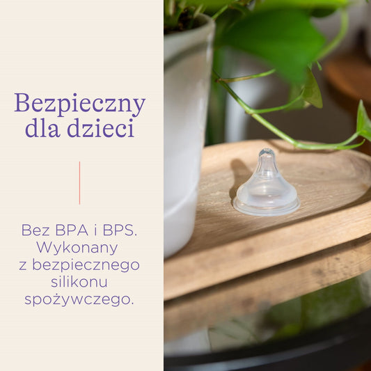 Smoczek do karmienia Natural Wave® o średnim przepływie M (2 szt)