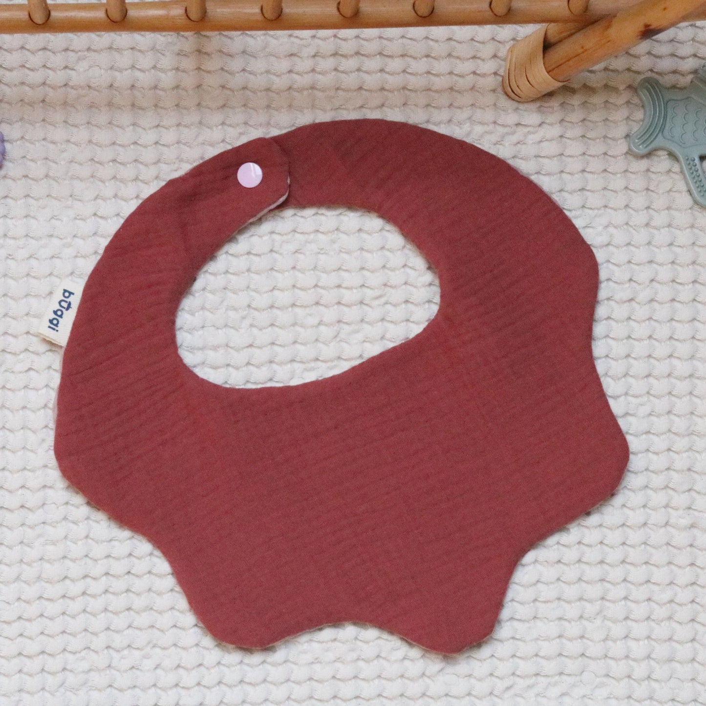 Zestaw śliniaków bandana muślinowych 2w1 - 3 szt - Baby Rose