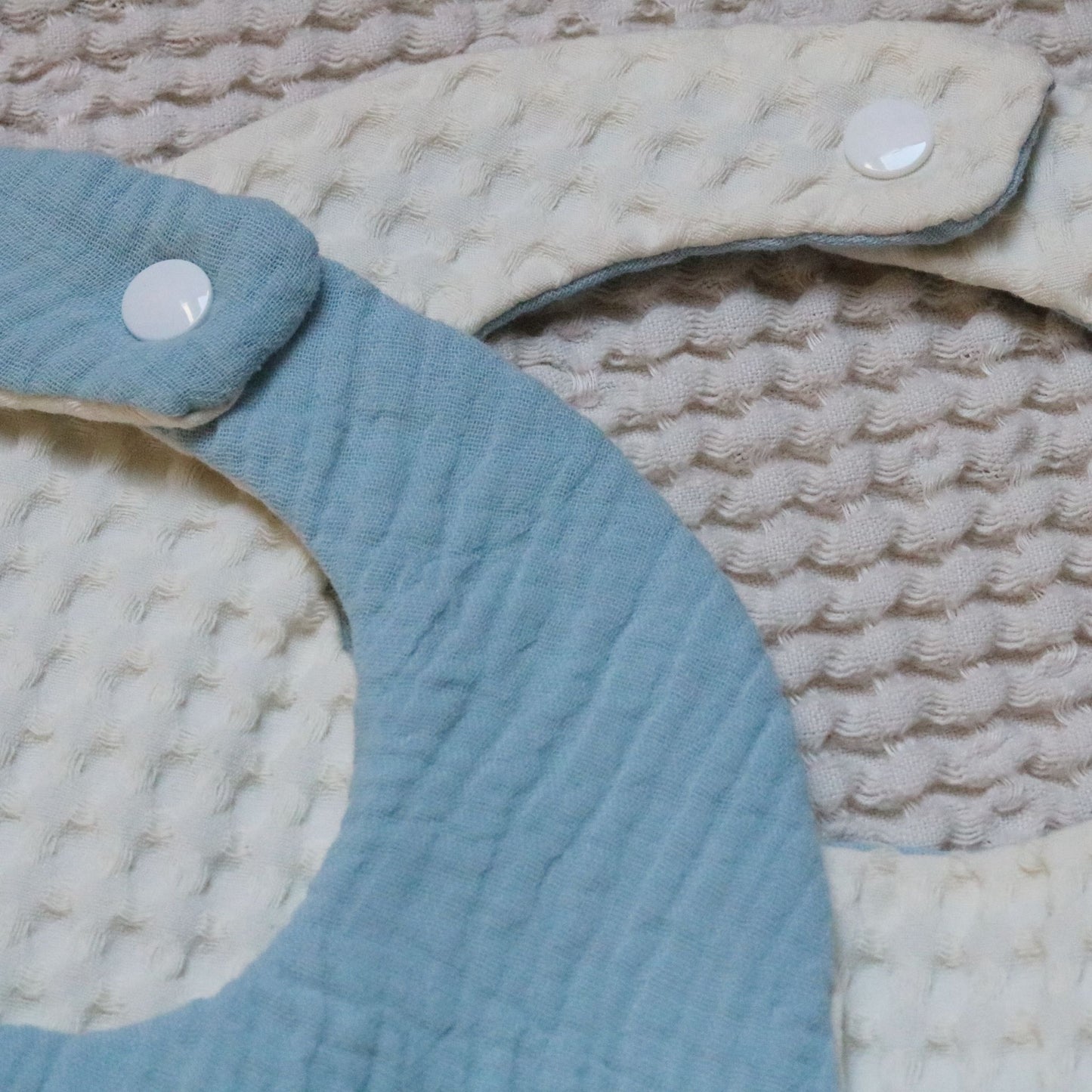 Zestaw śliniaków bandana muślinowych 2w1 - 3 szt - Baby Blue