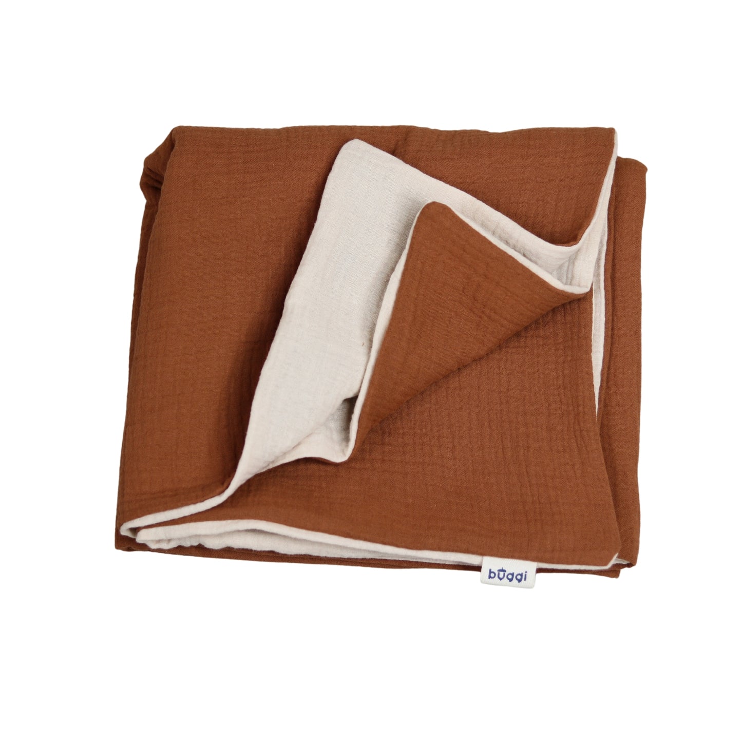 Duży muślinowy kocyk dwuwarstwowy 100x110 cm