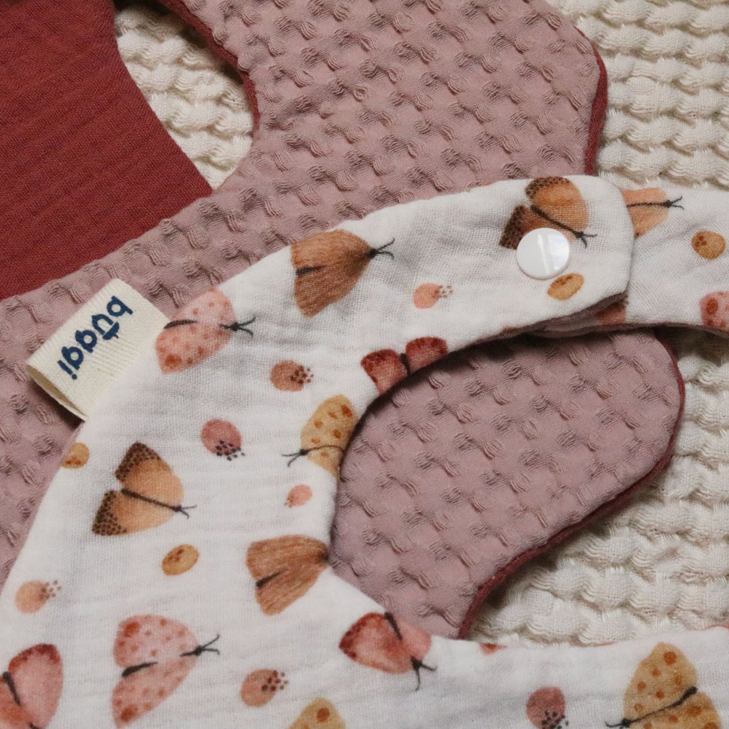 Zestaw śliniaków bandana muślinowych 2w1 - 3 szt - Baby Rose