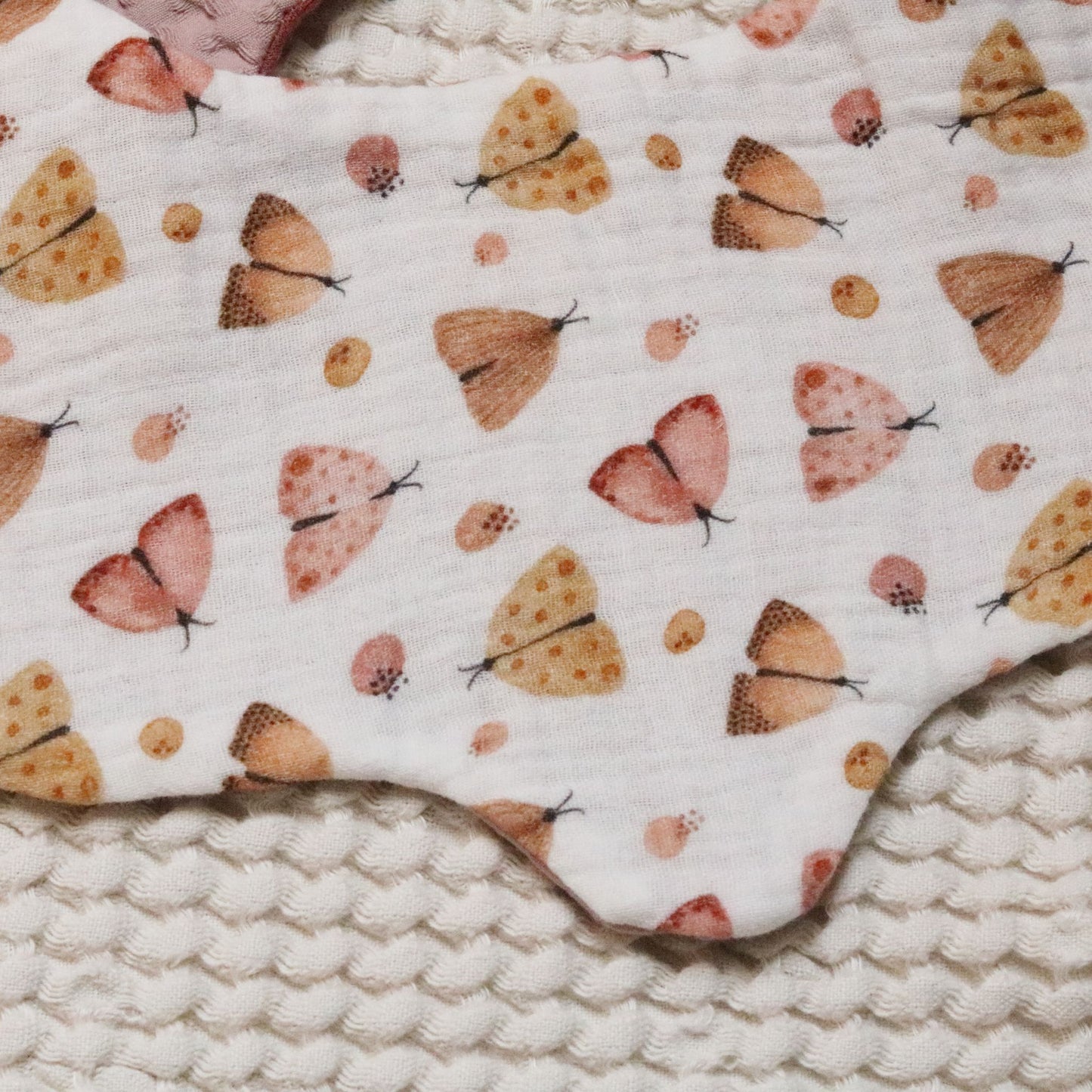 Zestaw śliniaków bandana muślinowych 2w1 - 3 szt - Baby Rose