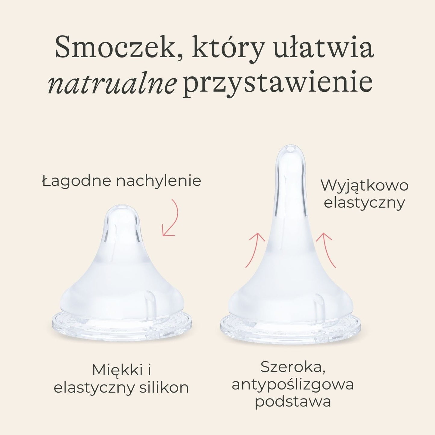 Butelka do karmienia ze smoczkiem o średnim przepływie Natural Wave® 240 ml