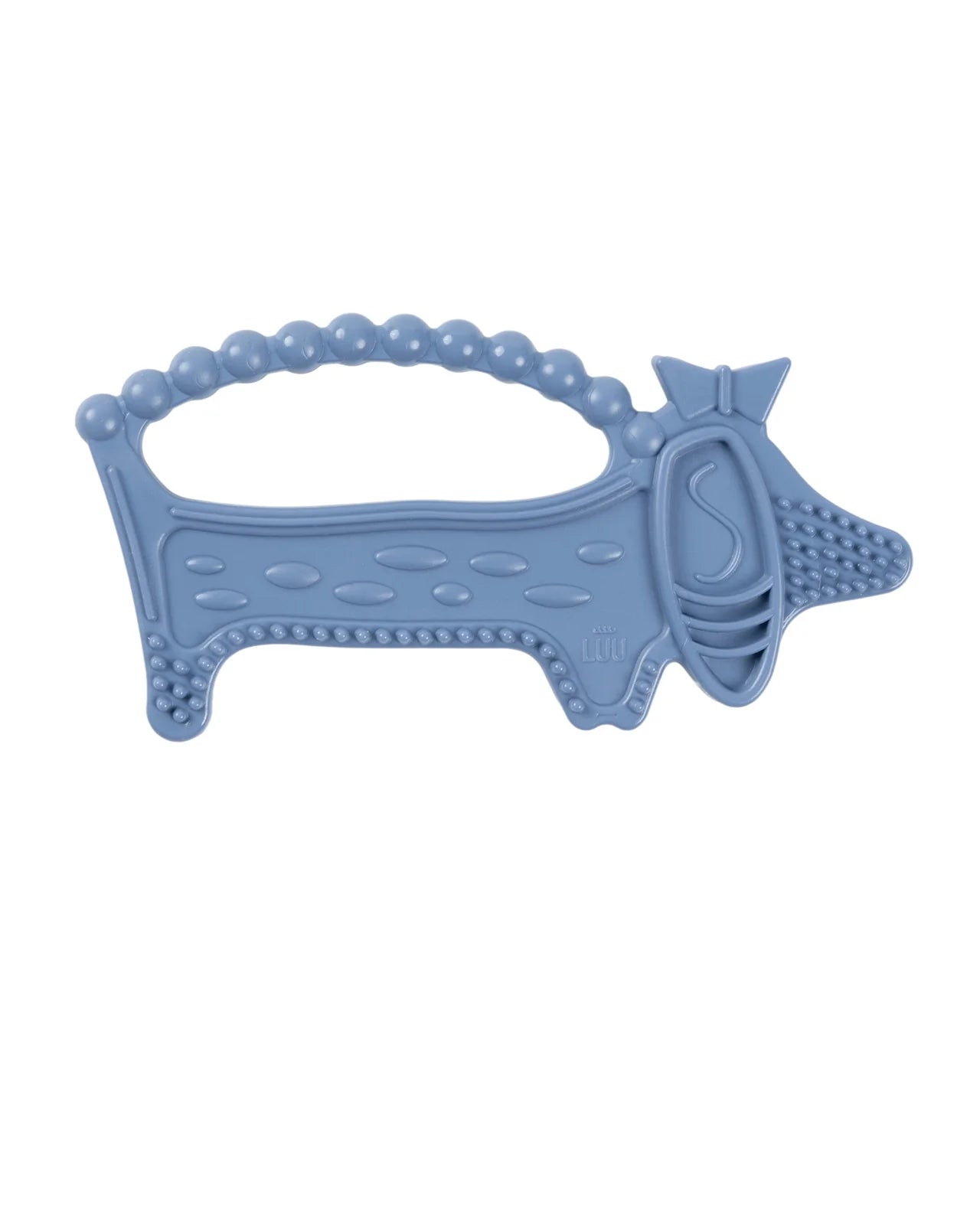Gryzak sensoryczny LUU Luuie The Dog  „Cloudy Blue” – przyjaciel maluszka w czasie ząbkowania (Kopia)
