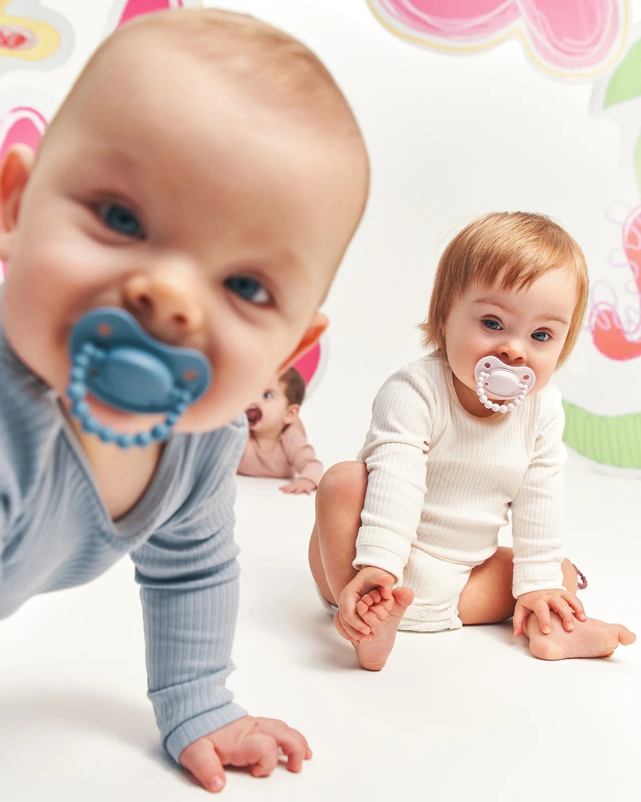 LUU Cloudy Blue 3–6 m – smoczek ortodontyczny dla niemowląt