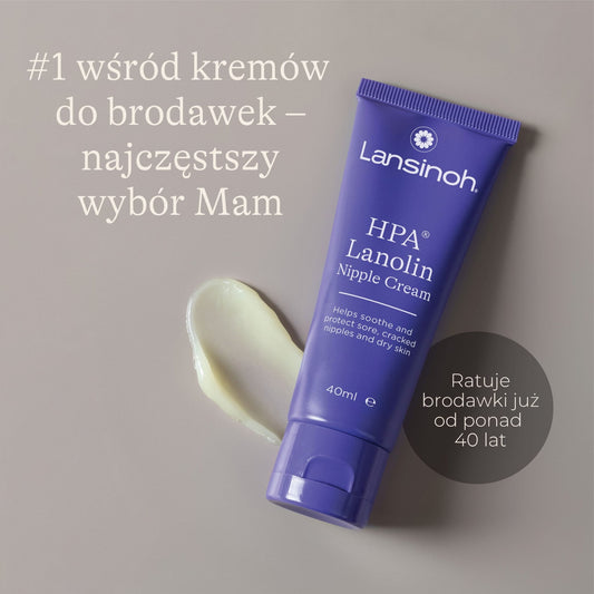 Lanolina Lansinoh HPA® 40 ml – wsparcie dla brodawek i naturalna pielęgnacja skóry