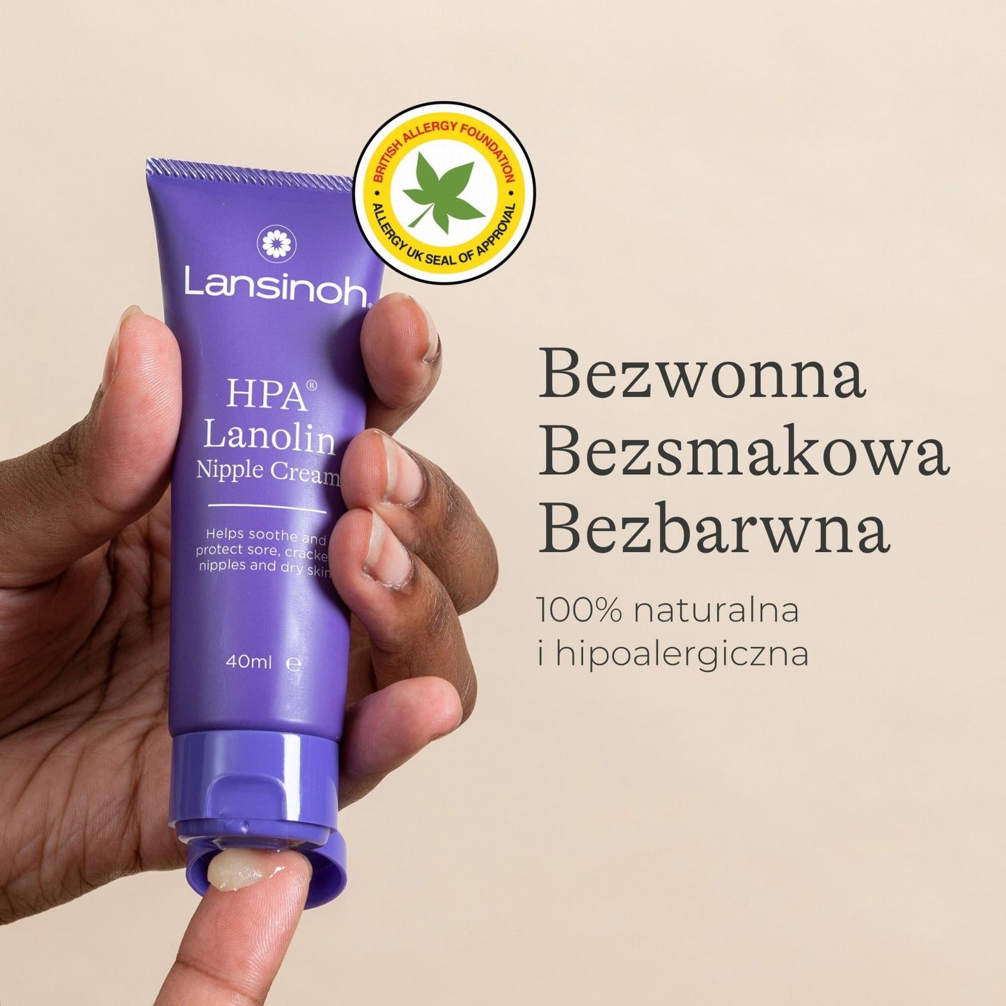Lanolina Lansinoh HPA® 40 ml – wsparcie dla brodawek i naturalna pielęgnacja skóry