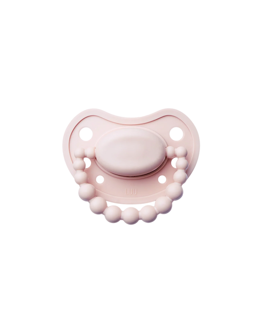 Smoczek pozycjonujący LUU Velvet Blush 0–3 m – dla noworodków