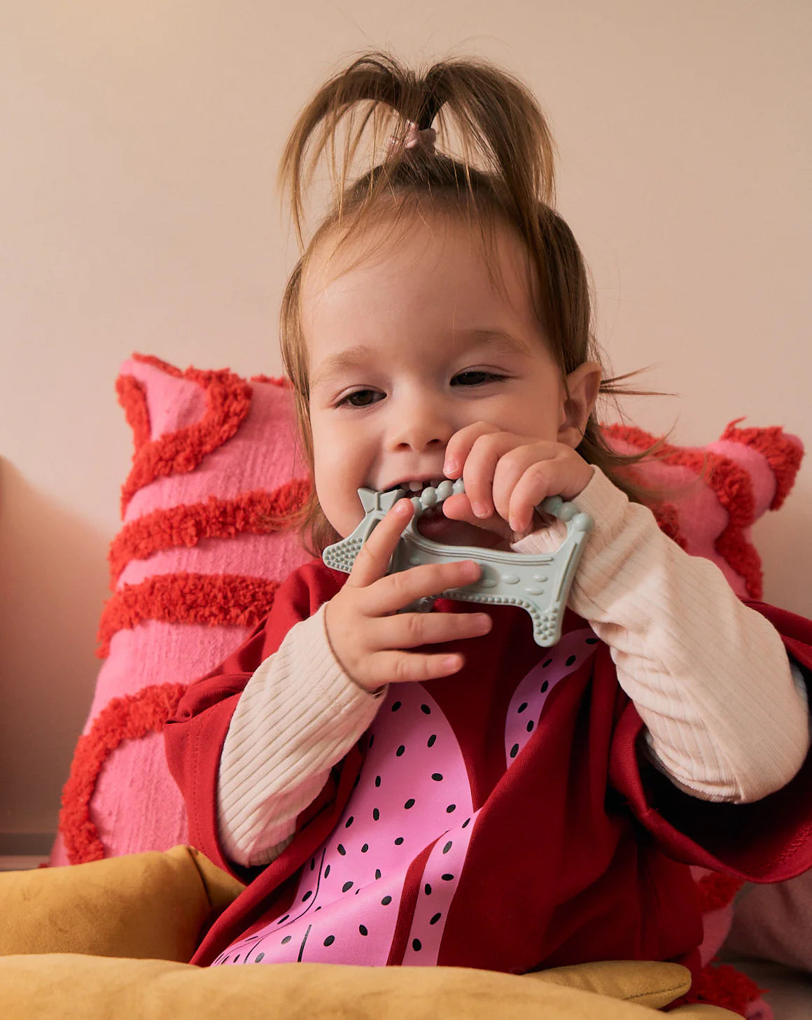 Gryzak sensoryczny LUU Luuie The Dog  „Cloudy Blue” – przyjaciel maluszka w czasie ząbkowania (Kopia)